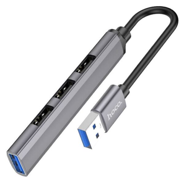 4 in 1 USB-A to USB 3.0 + USB 2.0 Multi-Port Mini Adapter Hub-hoco.-HB26