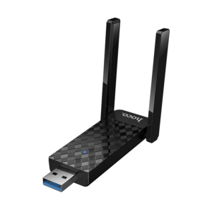 HOCO HI34 USB-A Wi-Fi 6 Wireless Network Card: Fast, Secure, Plug-&-Play