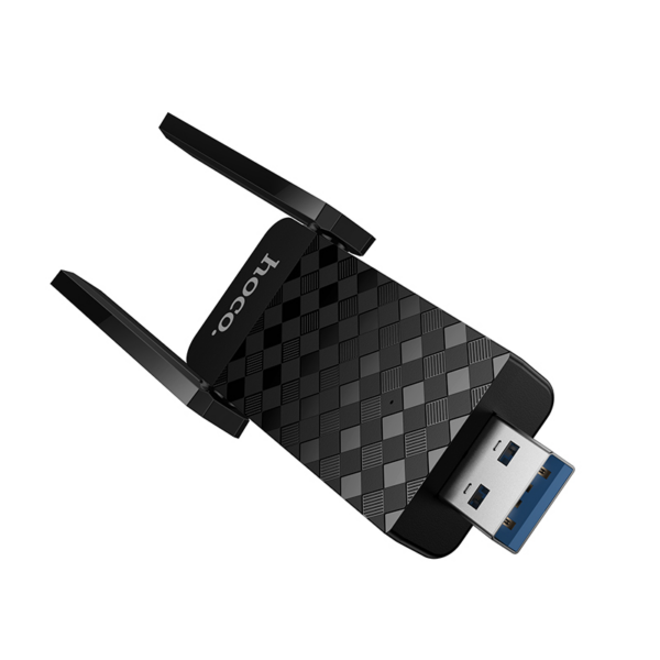 HOCO HI34 USB-A Wi-Fi 6 Wireless Network Card: Fast, Secure, Plug-&-Play
