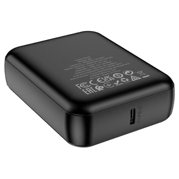 Hoco J96 5000mAh Mini Power Bank - Black
