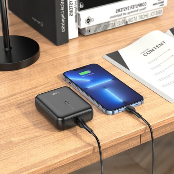 Hoco J96 5000mAh Mini Power Bank - Black