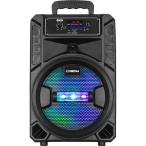 Omega 8" Aura Series Portable Karaoke Party Speaker Battery-Powered 83A3