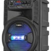 Omega 8" Aura Series Portable Karaoke Party Speaker Battery-Powered 83A3