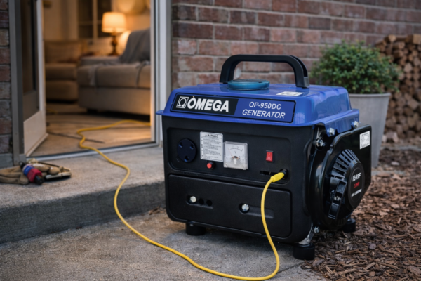 Omega 2-Stroke 950W Generator 4.2L Tank Force Air-Cooled