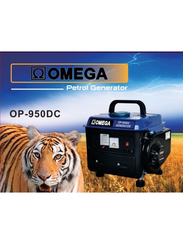 Omega 2-Stroke 950W Generator 4.2L Tank Force Air-Cooled
