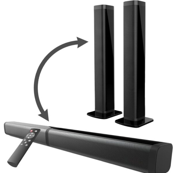 Omega 2.1 Convertible/Detachable Soundbar and Home Theatre with Subwoofer