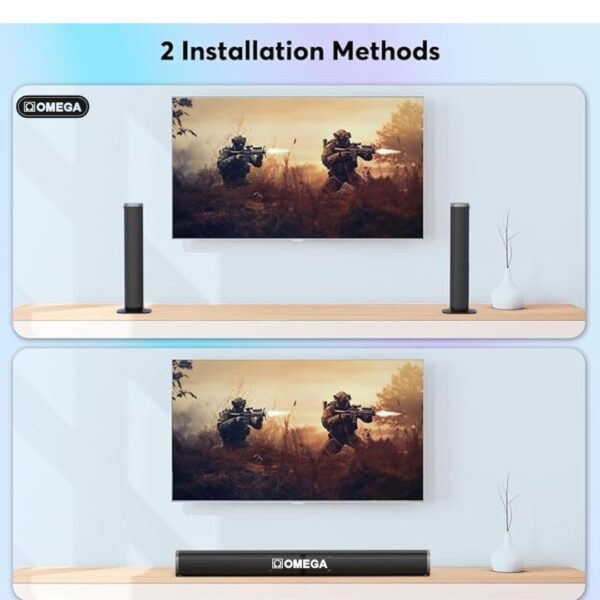 Omega 2.1 Convertible/Detachable Soundbar and Home Theatre with Subwoofer