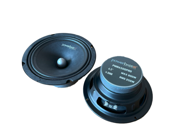 Powerbass PMB6500PRO High Efficiency Mid Bass Speaker 800W