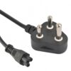 1.5m 3-Pin SA to Clover Plug Power Cable for Laptop & PC