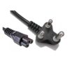 1.5m 3-Pin SA to Clover Plug Power Cable for Laptop & PC