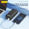 10,000 mAh 22.5W fast charging power bank Black