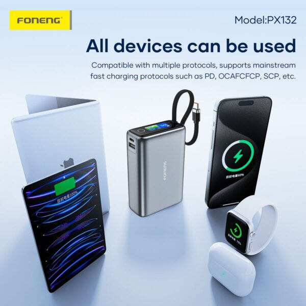 20,000 mAh 65W Color Screen Power Bank