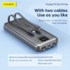 10,000 mAh Dual Cable Fast Charging Power Bank PX135