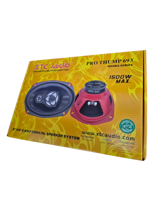XTC 3-Way 6x9 Speakers 1500W Pro Thump 693