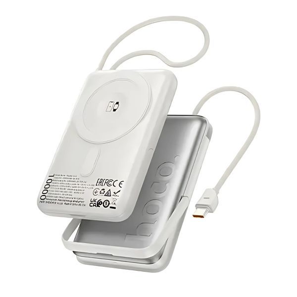 HOCO Q43 10000mAh Magnetic Wireless Power Bank 20W Fast Charge 3-in-1
