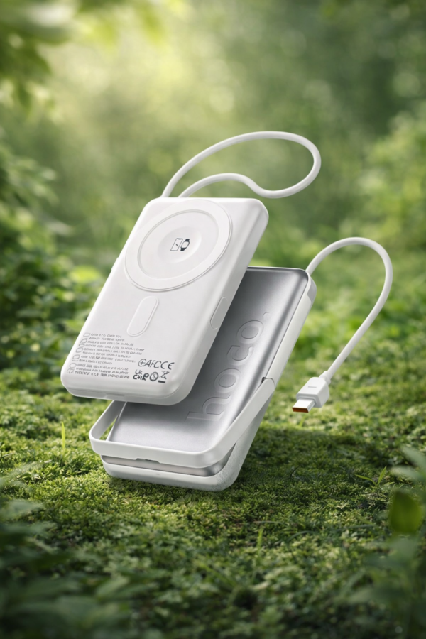 HOCO Q43 10000mAh Magnetic Wireless Power Bank 20W Fast Charge 3-in-1