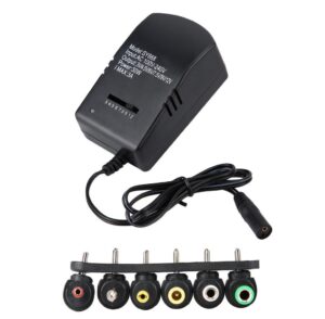Universal Adjustable Voltage DC Power Adapter (100-240V US Plug) 30W