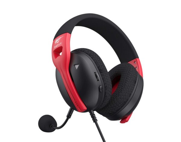 Havit FUXI H5D Gaming Wired Headphone - Black & Red