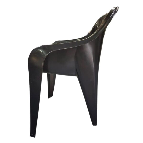 Heavy Duty Jumbo Outdoor Chair- Black (Set of 6)