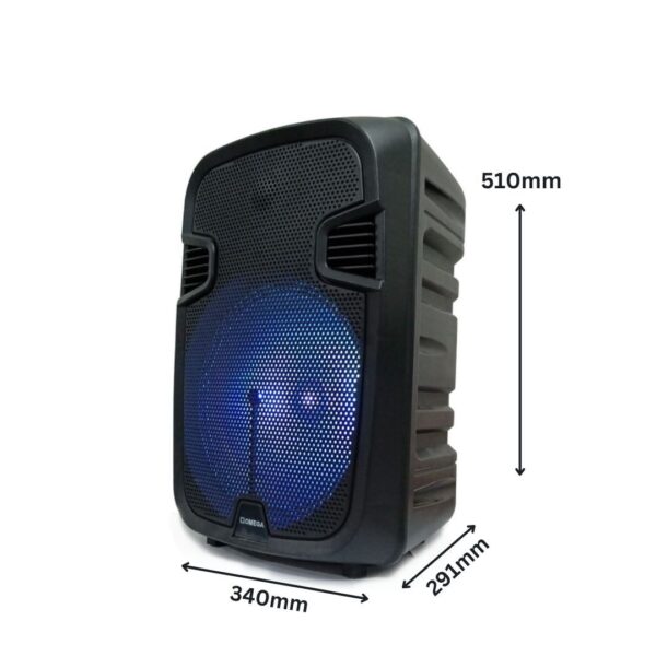 Omega 12" Outdoor Karaoke Speaker Battery-Powered For Loadshedding X-AE12