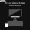 Omega 2.1 60W-6 Omega 2.1 60W PureVibe Series Soundbar & Wired Subwoofer HDMI/BT/USB 101Y