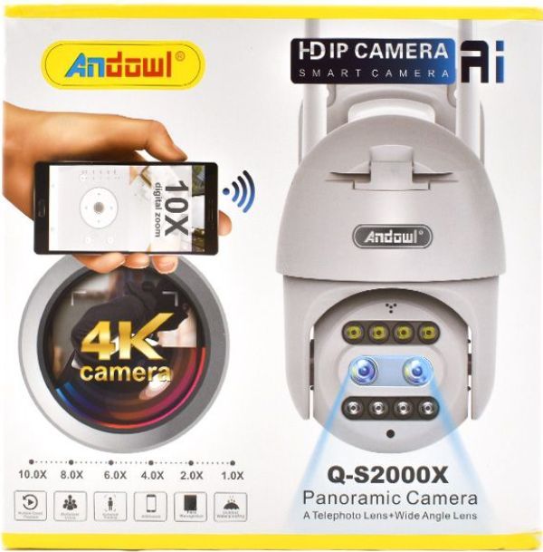 Andowl Q-S2000X Full HD 4K 10X Zoom Wireless Smart PTZ Camera