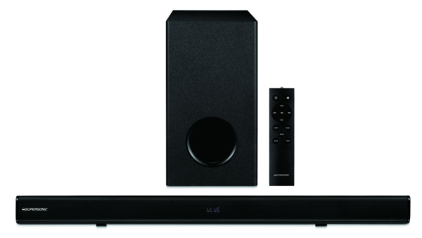 Supersonic 2.1 120W TysonX Series Soundbar 4" Subwoofer 3D/TV Mode/HDMI 101C