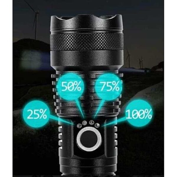 Andowl Multifunctional Rechargeable Pistol Light - Handheld Torch