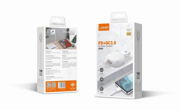 a3510q6 LDNIO A3510Q Fast Wall Charger 32W – Quick Charge 3.0 | Multi-Port USB