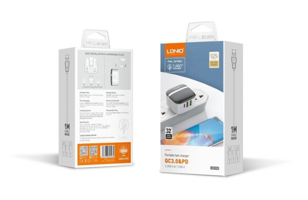 a3513q-1 LDNIO A3513Q 32W QC3.0 3 USB Ports