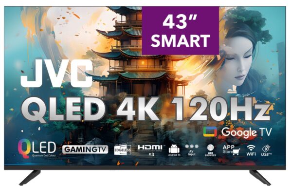 JVC 43" LT-43NQ7165 120Hz 4K QLED Smart TV