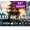 JVC 55" LT-55NQ7165 144Hz 4K QLED Google Smart TV