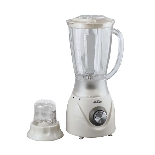 Spb-3015-1 SUNBEAM 2 IN 1 PLASTIC BLENDER 300 W Mixer Grinder (2 Jars, white)