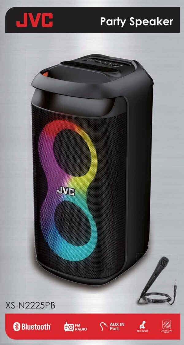 JVC Party Speaker Model Number XS-N2225PB