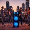 JVC Portable Bluetooth Speaker 2400W PMPO Model Number XS-N819PBA