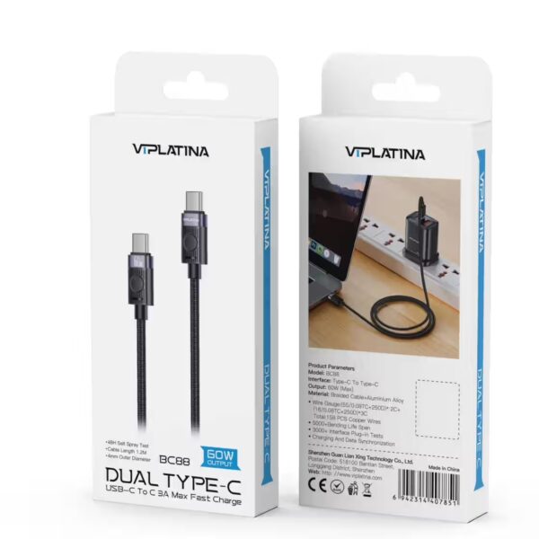 bc88_2_sB1RDC0mx VIPLATINA BC8 8Dual Type C To Type-C Super Fast Cable