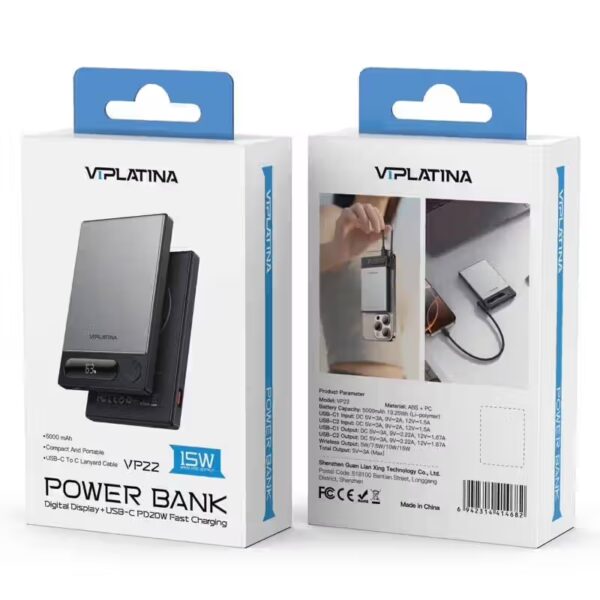 VIPLatina Power Bank VP22 5000mah