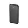 PX109-1 10,000mAh Dual USB output fast charging power bank black PX109