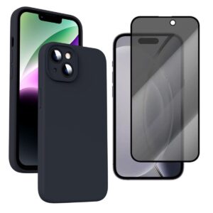 Silicone Cover + PROTECTOR  Compatible With i Phone
