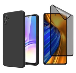 Silicone Cover + PROTECTOR Compatible With Samsung A05S