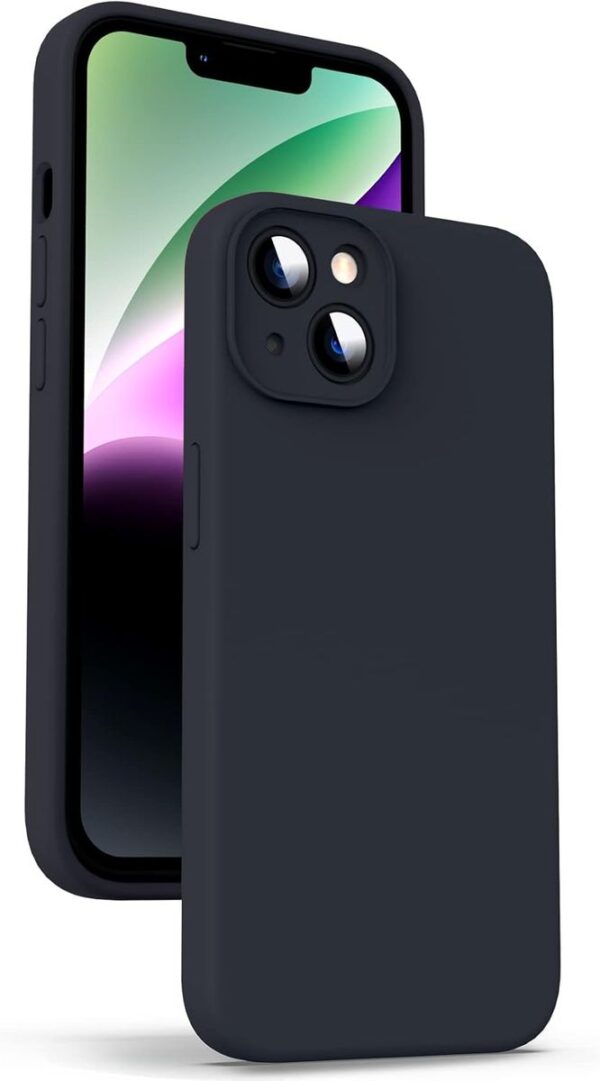 Silicone Cover + PROTECTOR  Compatible With i Phone