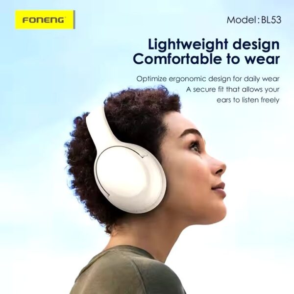 bl53.2 FONENG BL53 Wireless Bluetooth Foldable Over-Ear Gaming Music Headset
