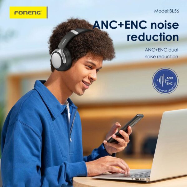 Foldable Noise-Cancelling Headphones BL56