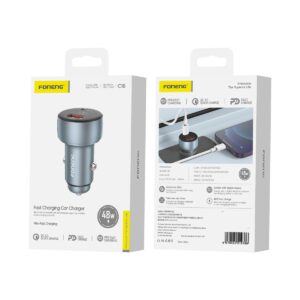 c18.1 Foneng 48W fast car charger type-c to C cable C18
