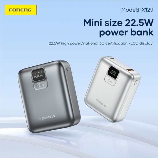 10,000mAh Mini Fast Charging Power Bank PX129