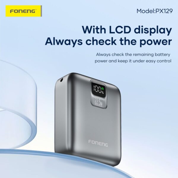 10,000mAh Mini Fast Charging Power Bank PX129