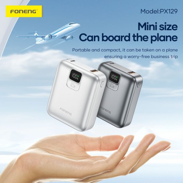 10,000mAh Mini Fast Charging Power Bank PX129