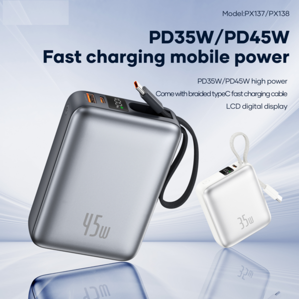 px138.3 FONENG PX138 Super Fast 45w Power Bank - 20000mAh