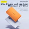 px156.4 Foneng Px156 Ultra Thin fast Charging Wireless Power Bank - Orange