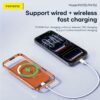 px156.5 Foneng Px156 Ultra Thin fast Charging Wireless Power Bank - Orange